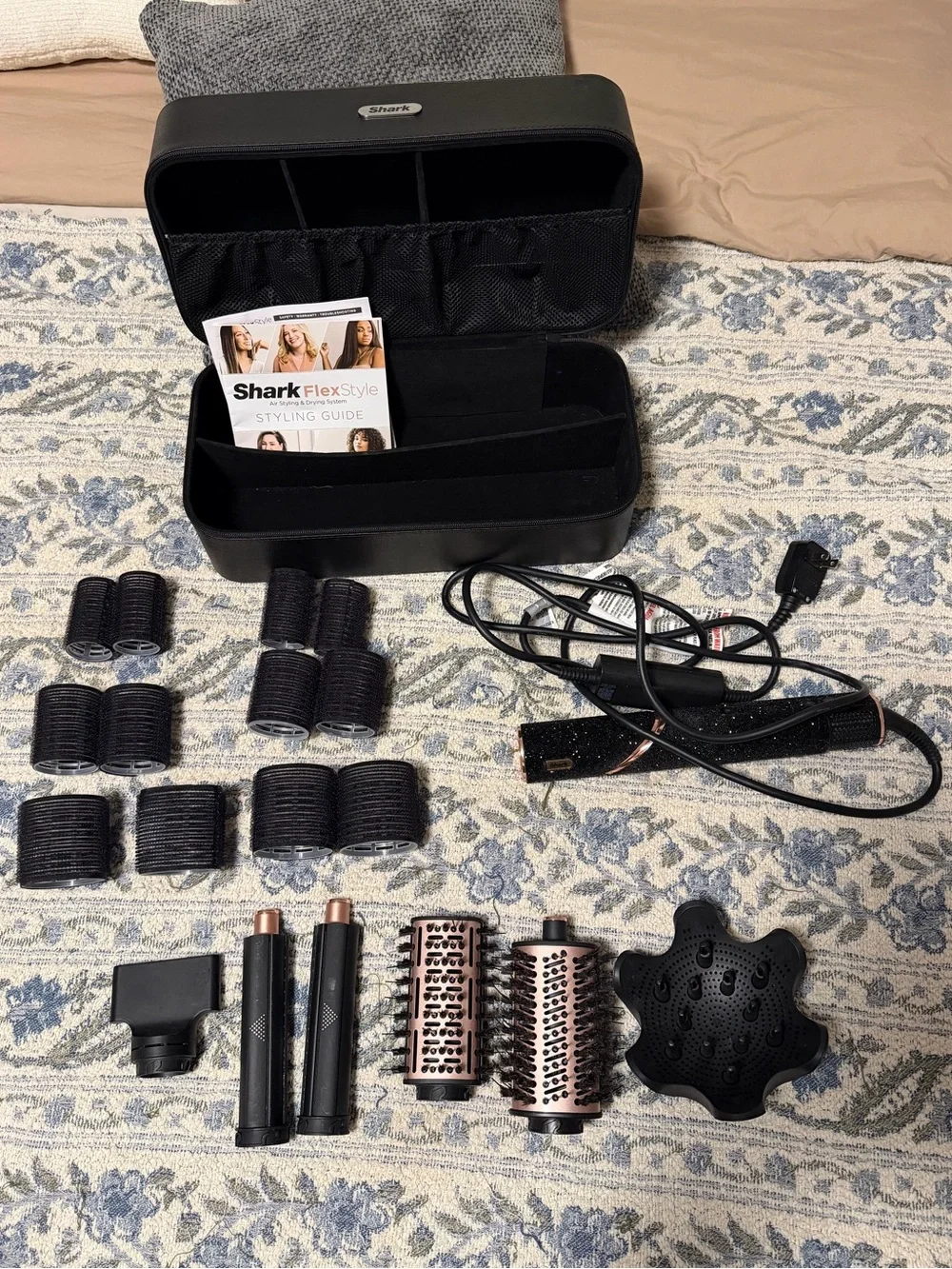 Shark FlexStyle Black Sparkle – Complete Set + Storage Case